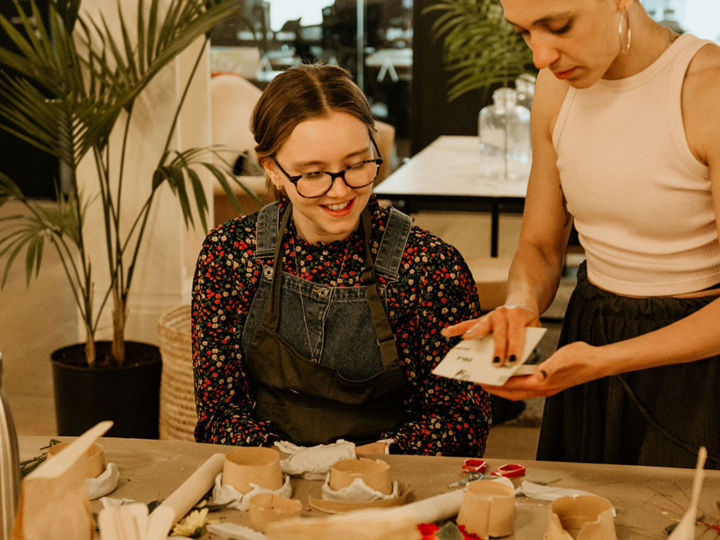 Christmas pottery workshop